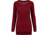 Urban Classics Donna Maglione Lungo A Collo Largo Bordeaux - Xl