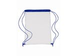 Printwear 0927 | Zaino Trasparente / 35 X 46 X 0.1 Cm - Colore: Blu Cobalto - Dimensioni: 35 X 46 X 0.1 Cm