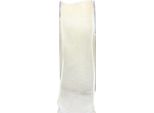 Nastro Di Organza Chiffon Crema 40Mm 20M Decorazione Matrimonio Nastro Regalo