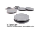 Fissaggio Tappetini Mercedes (Grigio) 4 Pezzi Clip Occhielli Supporto Moquette Auto E Tappetini In Gomma