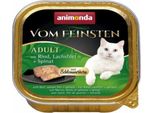 Animonda Vom Feinsten Adult Schlemmerkern Con Manzo, Filetto Di Salmone E Spinaci 100 G X 32