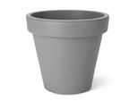 Fioriera - Round - Xs - Ø 25 Cm - Colore: Grigio Chiaro
