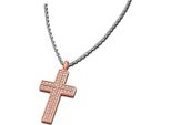 Collana Lotus Style Da Donna LS1676-1/3 Acciaio Inossidabile Argento Oro Rosa D2JLS1676-1-3