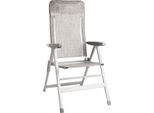 Brunner - Sedia Skye Grigia - Carico Massimo: 120 Kg - Dimensioni: 46,5 X 42 X H48/124 Cm