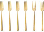 Sambonet Set Mit 6 Kuchengabeln Rock Edelstahl Pvd Gold 1 Stck. 11428
