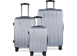 Bugatti Carrello Lima 2.0 Hard Case Trolley S / M / L Silver Grigio