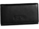 Portafoglio Money Maker Rfid Blocker In Vera Pelle Da Donna Cameriere Nero 17X4X10Cm D2OPJ703S