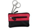 Borsa A Chiave Nera Rosa Dragone Custodia In Pelle Mini D2OPS905P