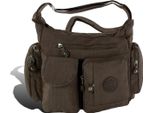 Borsa Street Nylon Borsa Donna Marrone 32X20X12 D2OTJ205N