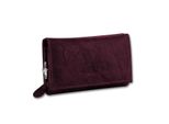 Money Maker Rfid Blocker Portafoglio Da Cameriere In Vera Pelle Bordeaux 15,5X3X9,5 Cm D2OPJ704D