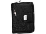 Jennifer Jones Rfid Blocker Portafoglio Da Donna In Vera Pelle Nero 12,5X3,5X9Cm D2OPJ708S