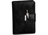 Money Maker Rfid Blocker Portafoglio Da Donna In Vera Pelle Nero 9X3X13Cm D2OPJ701S
