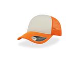 Atlantis Rapp | Original Trucker Cap - Colore: Bianco/Arancione Fluo/Arancione Fluo - Taglia: Unica