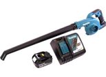 Makita Dub 186 RT1 Soffiatore A Batteria Soffiatore Per Foglie 18 V + 1X Batteria 5,0 Ah + Caricabatterie