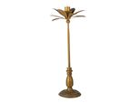 Candeliere Clayre & Eef Ø 28X67 Cm Foglie Di Ferro Color Oro