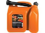 Tanica Sheron 6+2.5 Litri, Combinata Per Olio E Carburante
