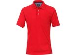 Redmond Polo Uomo Casual Manica Corta Regular-Fit Piqué Rosso S