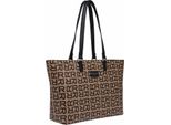 Replay Borsa Shopper Borsa A Tracolla Shopper Pale Grey Brown + Black Marrone Chiaro