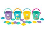 Playgro - Contare Con I Secchi Pieghevoli Colorati