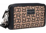 Replay Borsa A Tracolla Crossbody Bag Pale Grey Brown + Black Marrone Chiaro