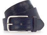 Vanzetti Pelle Cintura Genuine Beauty 35Mm Full Leather Belt W90 Navy Blu Scuro