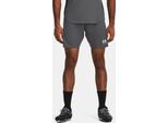 Pantaloncini Under Armour Challenger Knit Uomo - Pantaloncini Da Calcio - 1379507, Colore: Grigio Scuro, Tessile: S