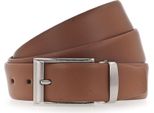 Vanzetti Pelle Cintura Dresscode: Business 35Mm Cambered Belt W120 Cognac Marrone