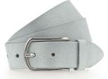 Vanzetti Pelle Cintura Glitter Radiance 35Mm Metallic Belt W75 Pastel Blue / Silver Metallic Celeste