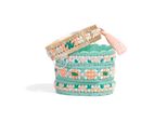 Kit Di Artigianato Braccialetti A Punto Croce In Blu, A Partire Da 6 Anni, Materiale E Istruzioni Inclusi