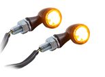 Indicatore Universale A Led Per Moto Bullet Con Luce Posteriore E Del Freno Colorata M8 Omologato E