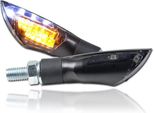 Indicatore Di Direzione Universale Per Moto Led Doppio Con Funzione Di Luce Di Parcheggio Colorata M8 Omologato E