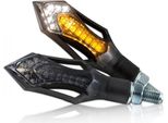 Indicatori Di Direzione Universali Per Moto A Led Rush Con Funzione Di Luce Di Parcheggio Abs Colorato M8 Omologazione E