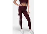 Leggings Donna Garrabost Oxblood/White M Lonsdale