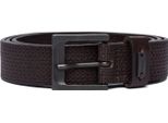 Replay Pelle Cintura Full Leather Belt W100 Black Brown Marrone Scuro