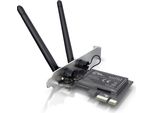 Csl Scheda Di Rete Wlan 2,4 Ghz Pcie - Scheda Adattatore Wifi 300 Mbit S - 2 Antenne Esterne 2Dbi