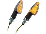 Indicatori A Led Peak 22Mm Nero Chiaro Omologato E Coppia M10