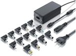 Aplic Alimentatore Universale 65W - Laptop E Notebook - Alimentatore Universale Ac/Dc - 18,5V - 20V - 3,5 A - 14 Spine Adattatore