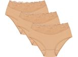Wol-Bar Eco-Hi 3-Pack Beige 2XL Kalhotky