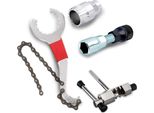 4 In 1 Set Di Attrezzi Per La Bicicletta Set Di Attrezzi Per La Riparazione Set Di Attrezzi Multifunzionali Pignone Pedivella Estrattore Movimento Centrale