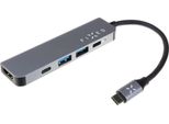 Fixed Fixed | 5-Port USB-C Hub Mini For Laptops And Tablets | FIXHU-MN-GR
