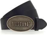 Mustang Pelle Cintura Leather Belt W110 Black Nero