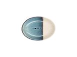 Portasapone In Ceramica Rustic - Ovale Blu