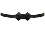 Vanzetti Pelle Cintura 15Mm Metallic Bow Belt W75 Black Metallic Nero