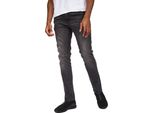 Crosshatch - Jeans "Svelte"" Da Uomo BG355 (40S) (Grigio Scuro)"