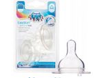 Canpol Babies Tettarella In Silicone - 2 Pezzi In Confezione, Flusso Medio, 6M+