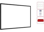Lavagna Magnetica Cancellabile A Secco Bianca Con Cornice Nero In Legno 90X60 Cm