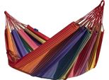 Amaca Potenza Arriba 230 X 160 Cm, Portata Fino A 220 Kg, Amaca Doppia 100% Cotone (Colorata)