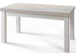 Tavolo Da Pranzo 120 Cm / 160 Cm, Tavolo Allungabile, Tavolo Da Cucina, Tavolo Da Pranzo, Tavolo Da Soggiorno, Tavolo Da Camera, Tavolo Moderno, Tavolo Loft, Gambe Bianche, Classico, 120X80, Marmo