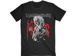 Iron Maiden - Maglietta "Killers Eddie Large Graphic Distress"" Per Uomo/Donna Unisex RO694 (S) (Nero)"