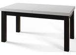 Tavolo Da Pranzo 200 Cm / 300 Cm, Tavolo Allungabile, Tavolo Da Cucina, Tavolo Da Pranzo, Tavolo Da Soggiorno, Tavolo Da Camera, Tavolo Moderno, Tavolo Loft, Gambe Nere, Classico, 200X100, Bianco